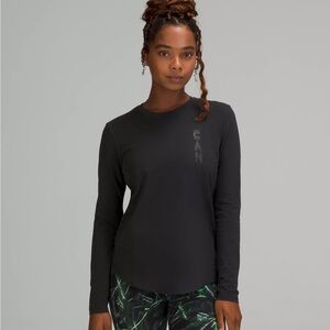 Women's Black Team Canada Long Sleeve Top